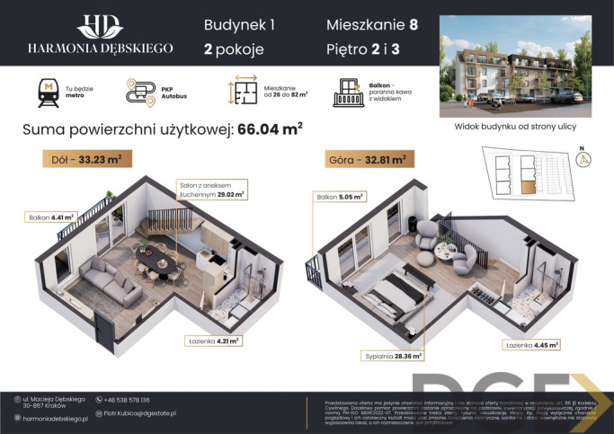 Mieszkanie Sprzedaż Kraków Macieja Dębskiego 6